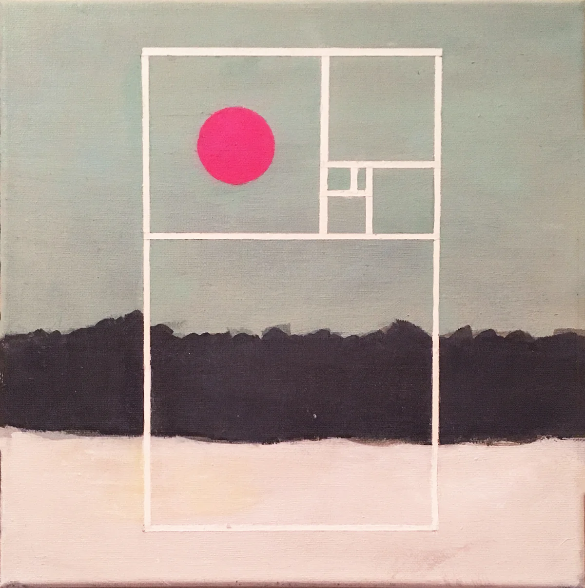 YOUR WINTER, Acrylic on Canvas, 12 x 12" - SOLD